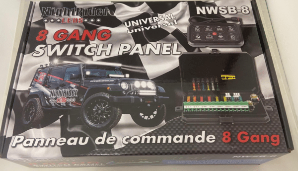 Universal 8 Gang Switch Panel (NWSB-8)